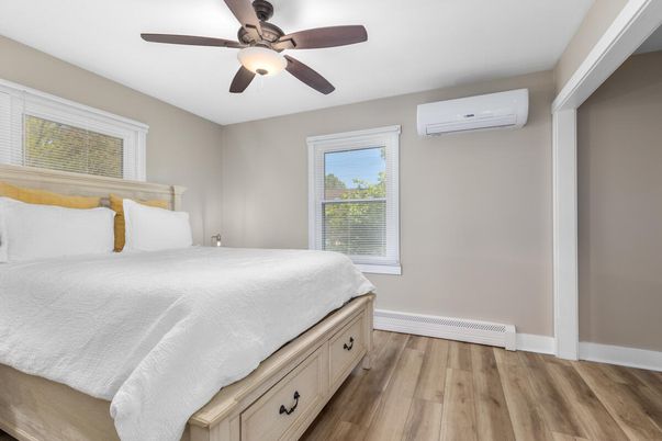 Bedroom, Interior, Wood Texture Flooring