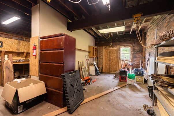 Interior, Stone Walls, Wooden Beams