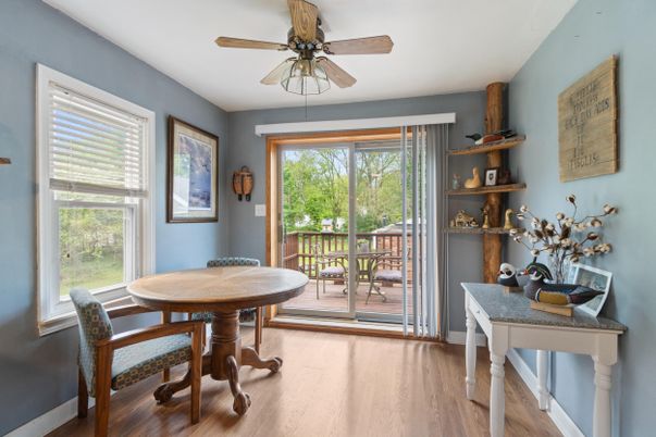 Dining room, Interior, Wood Texture Flooring