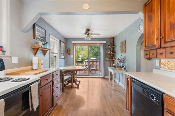 Interior, Kitchen, Wood Texture Flooring