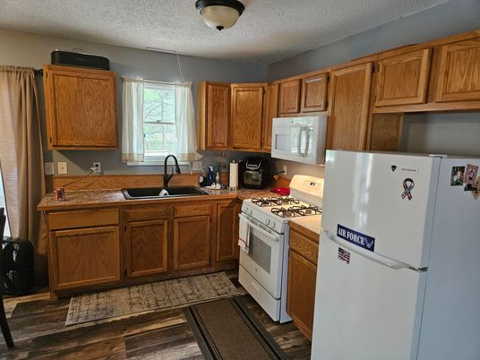Interior, Kitchen, Wood Texture Flooring