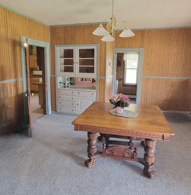 Chandelier, Interior, Wooden Walls