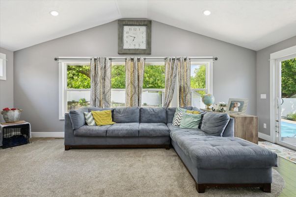Interior, Living room, Recessed Lighting