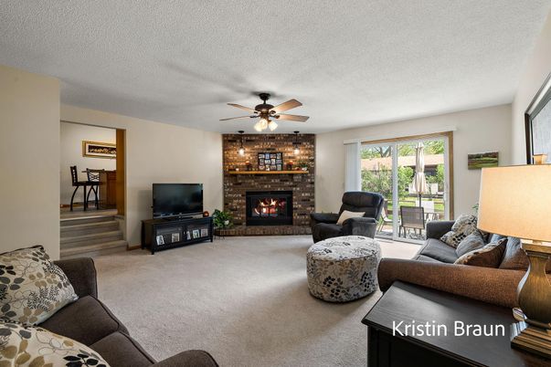 Fireplace, Interior, Living room, Stone Walls