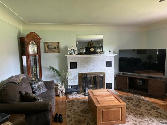 Fireplace, Interior, Living room, Wood Texture Flooring