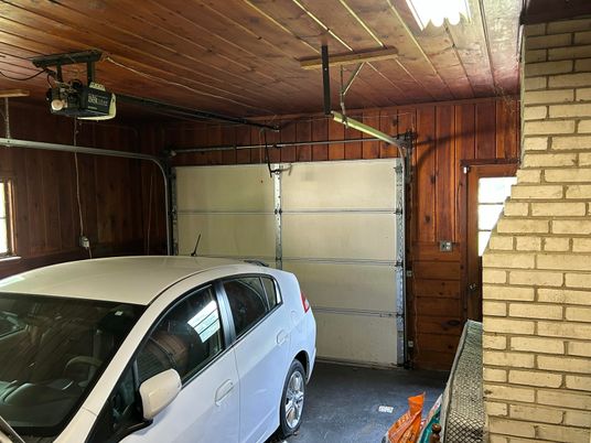 Garage, Interior, Wooden Ceilings, Wooden Walls