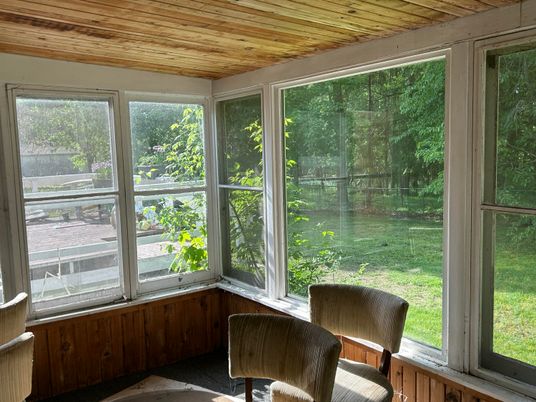 Interior, Sun Room, Wooden Ceilings