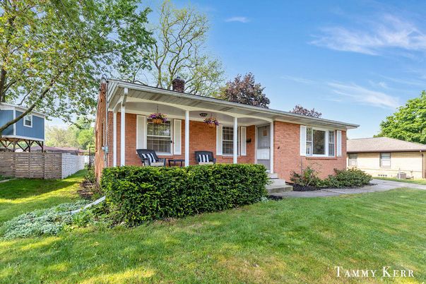 Backyard, Exterior, Facade, Brick Facade, Raised Ranch