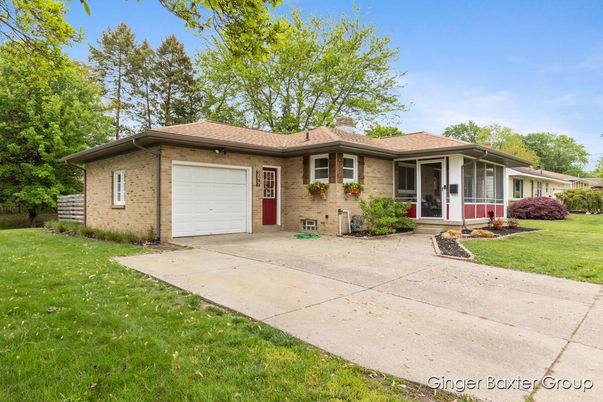 Attached, Backyard, Exterior, Facade, Brick Facade, Ranch
