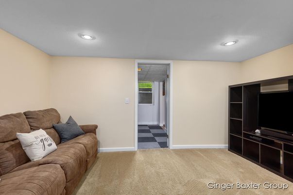 Interior, Living room, Recessed Lighting