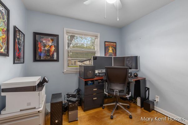 Home Office, Interior, Wood Texture Flooring
