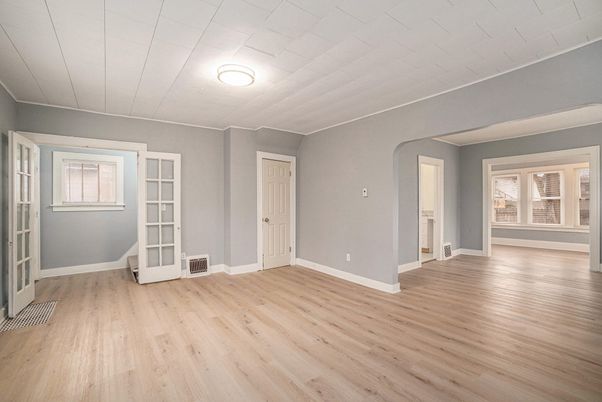 Empty room, Interior, Wood Texture Flooring