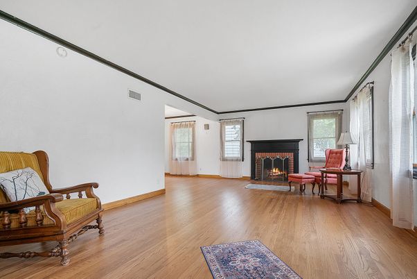 Fireplace, Interior, Wood Texture Flooring
