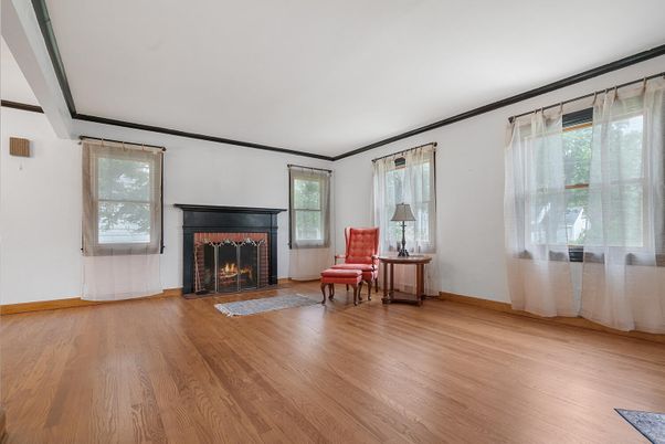 Fireplace, Interior, Wood Texture Flooring