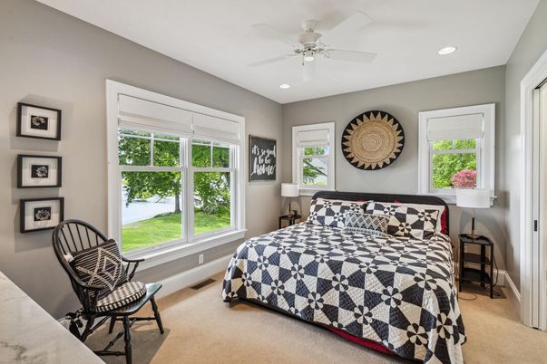 Bedroom, Interior, Recessed Lighting