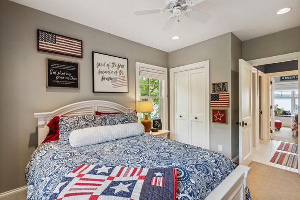 Bedroom, Interior, Recessed Lighting