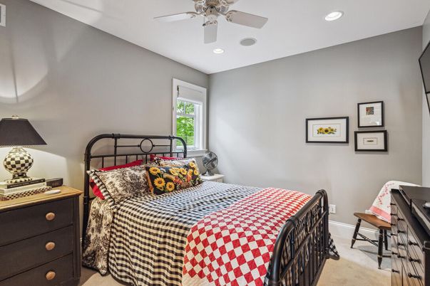 Bedroom, Interior, Recessed Lighting