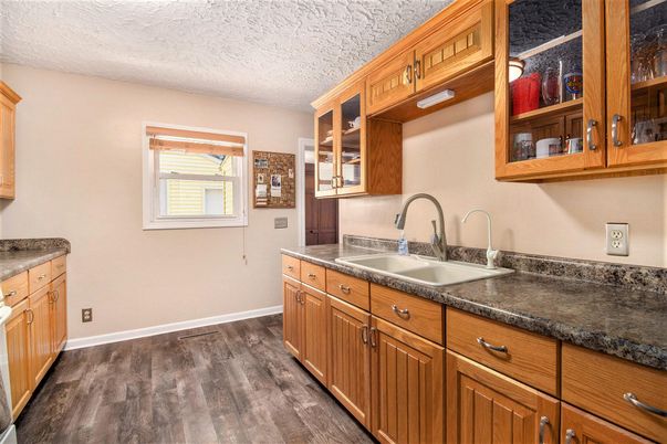 Interior, Kitchen, Wood Texture Flooring