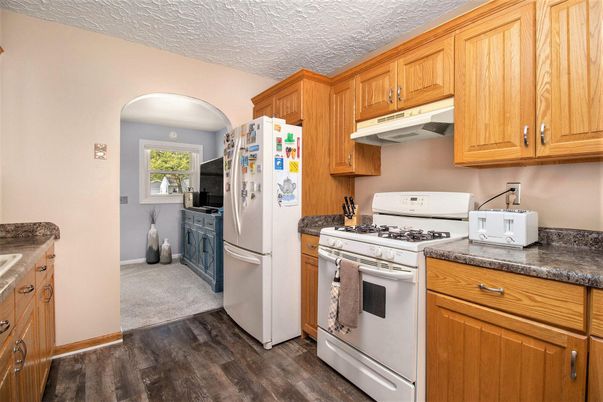 Interior, Kitchen, Wood Texture Flooring
