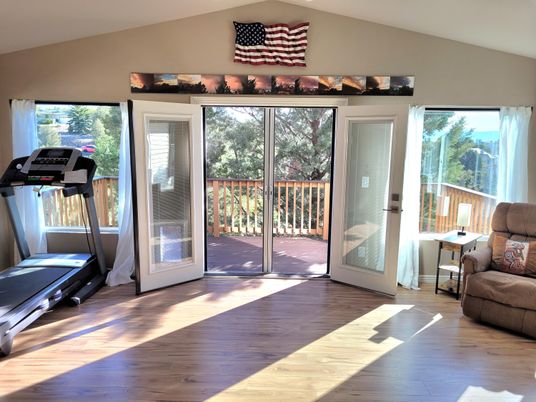 Fitness Equipment, Interior, Wood Texture Flooring