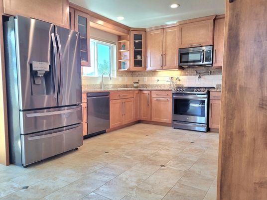 Interior, Kitchen, Recessed Lighting, Stainless Steel Appliances