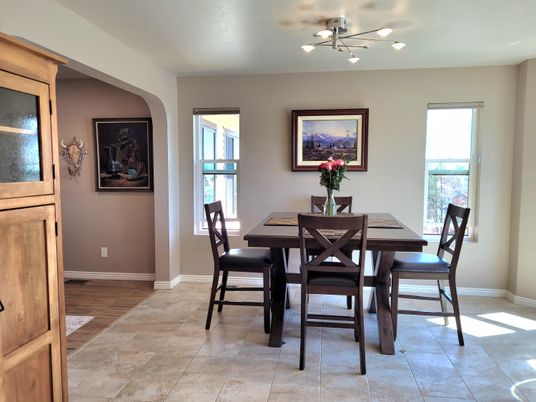 Dining room, Interior, Pendant Lights