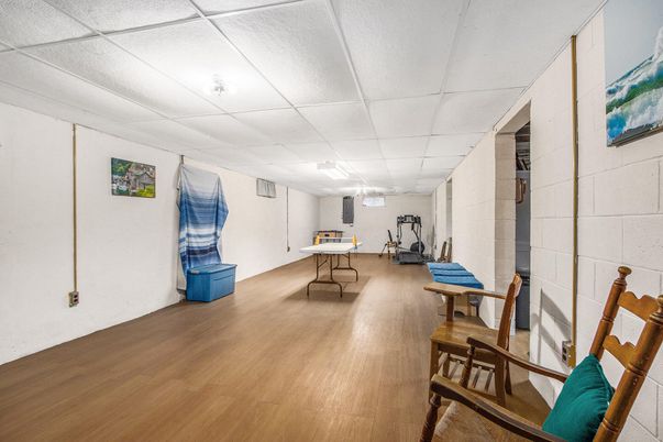 Fitness Equipment, Interior, Wood Texture Flooring