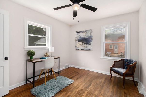 Home Office, Interior, Wood Texture Flooring