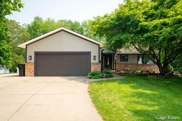 Attached, Backyard, Detached Garage, Exterior, Facade, Ranch
