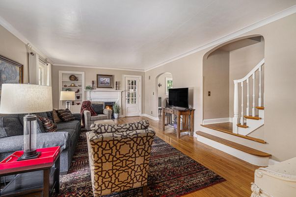 Fireplace, Interior, Living room, Wood Texture Flooring