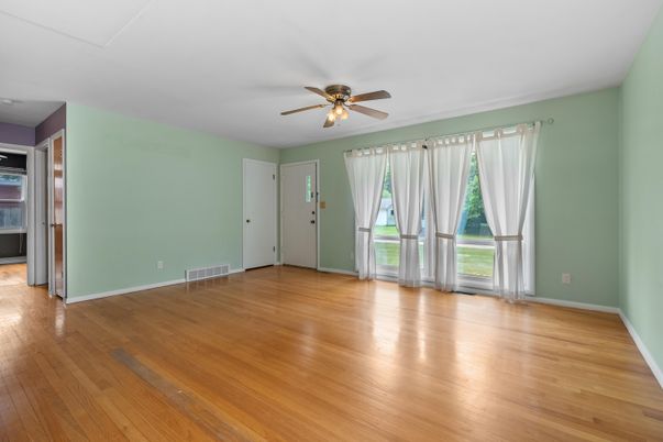 Empty room, Interior, Wood Texture Flooring