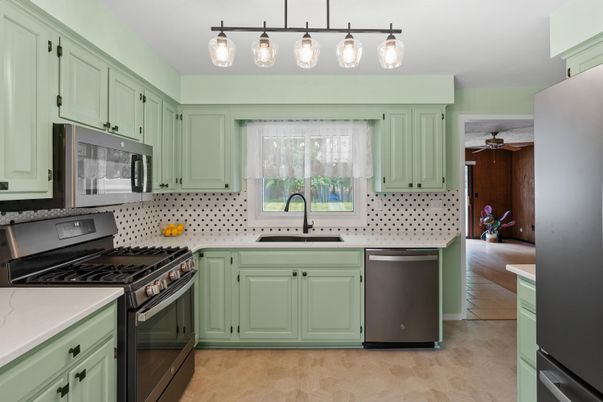 Interior, Kitchen, Stainless Steel Appliances