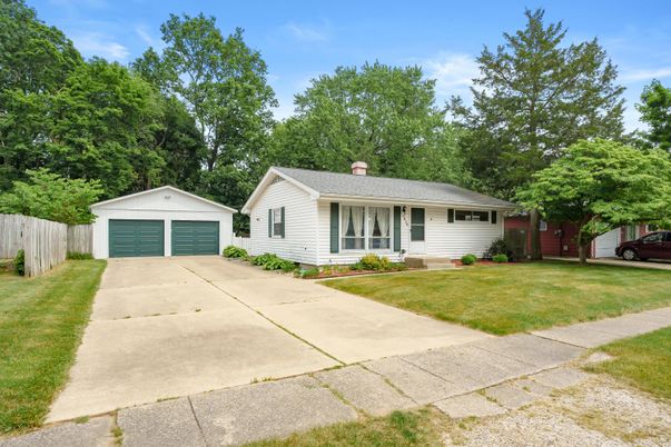 Attached, Detached Garage, Exterior, Facade, Ranch