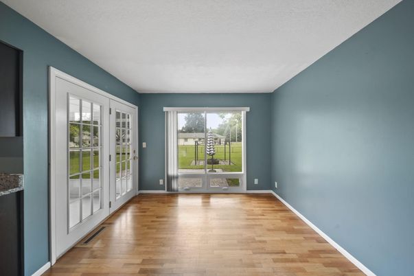 Empty room, Interior, Wood Texture Flooring