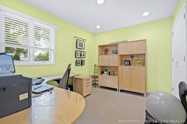 Home Office, Interior, Recessed Lighting