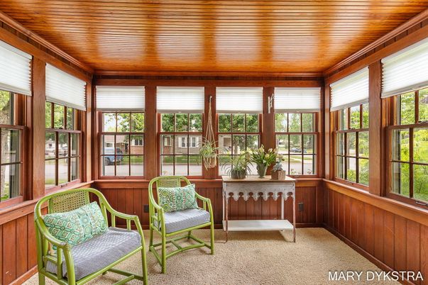 Interior, Sun Room, Wooden Ceilings