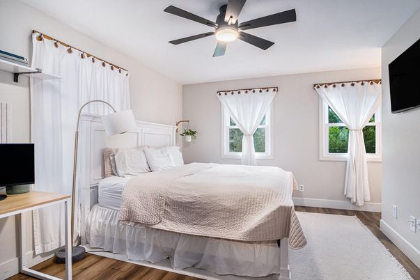 Bedroom, Interior, Wood Texture Flooring