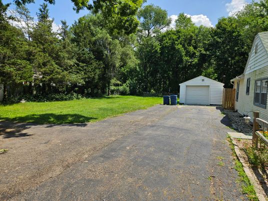 Backyard, Detached Garage, Exterior