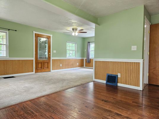 Empty room, Interior, Wood Texture Flooring