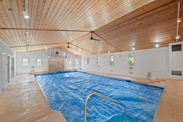 Interior, Pool, Wooden Ceilings