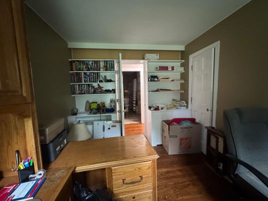 Home Office, Interior, Wood Texture Flooring