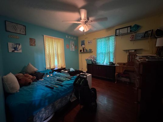 Bedroom, Interior, Wood Texture Flooring