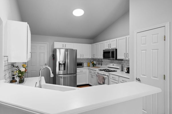 Interior, Kitchen, Recessed Lighting, Stainless Steel Appliances