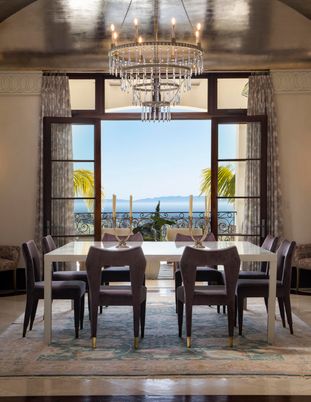 Chandelier, Dining room, Interior, Water
