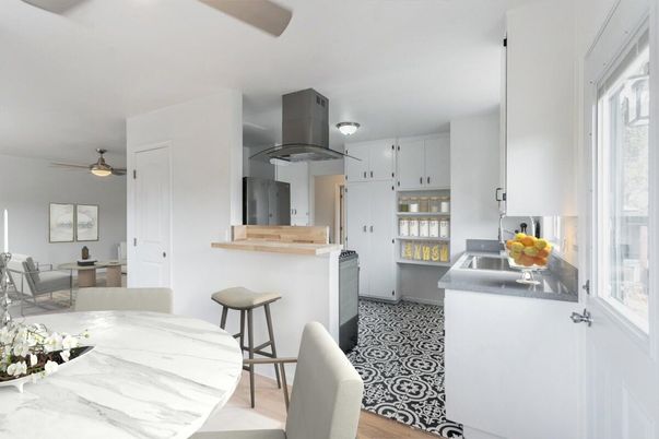 Dining room, Interior, Kitchen, Wood Texture Flooring