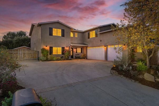 Attached, Backyard, Exterior, Facade, Mediterranean