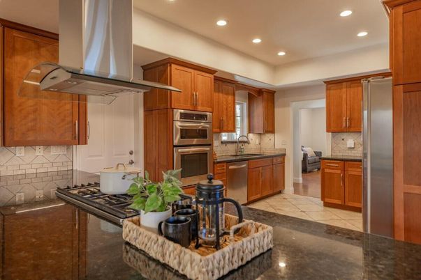 Interior, Kitchen, Recessed Lighting, Stainless Steel Appliances