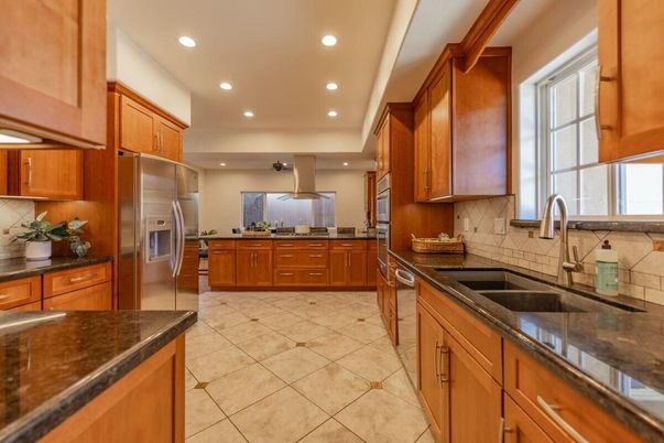 Interior, Kitchen, Recessed Lighting, Stainless Steel Appliances
