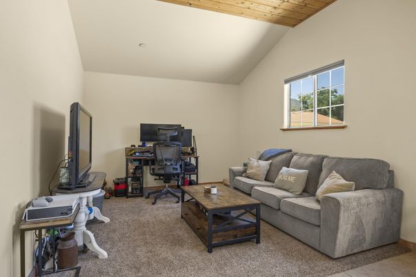 Home Office, Interior, Living room, Wooden Ceilings
