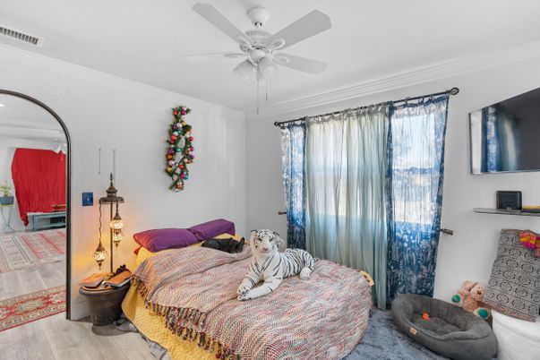 Bedroom, Interior, Wood Texture Flooring